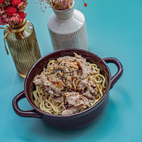 Plat deobap avec nouilles sautées sans légumes
